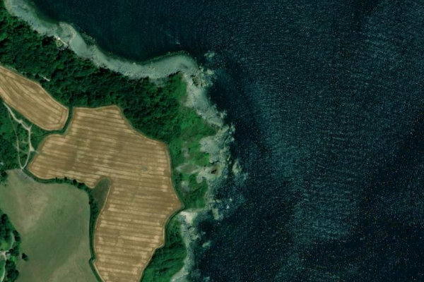 Imagen de satélite del entorno de Gerrans Point