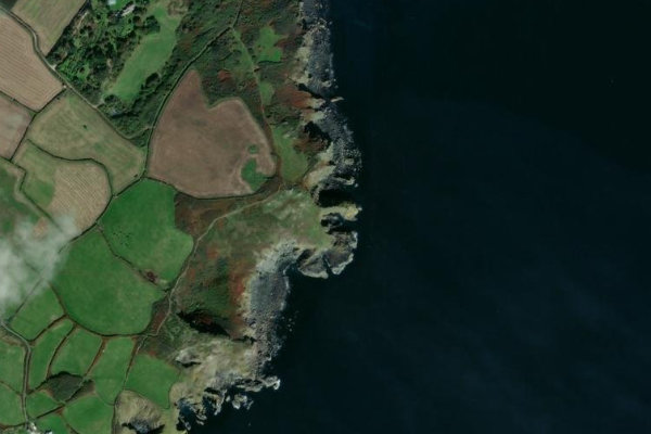 Imagen de satélite del entorno de Enys Head