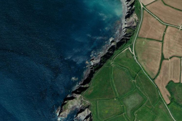 Imagen de satélite del entorno de Green Rock