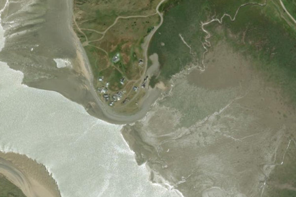 Imagen de satélite del entorno de Scarth Bight