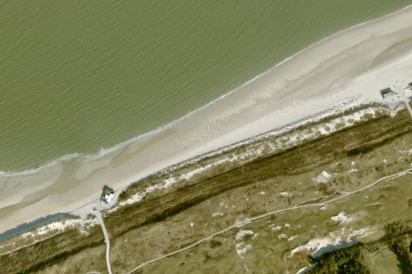 Imagen de satélite del entorno de Renesse