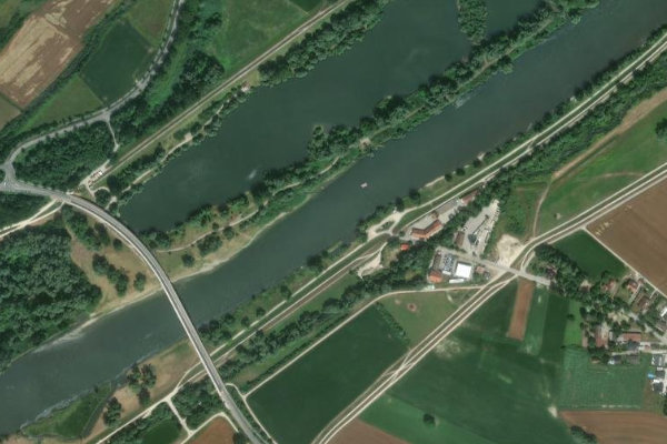 Imagen de satélite del entorno de Donau (Neustadt an der Donau)