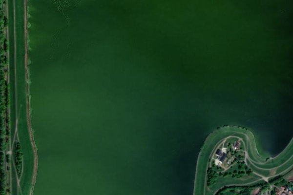 Imagen de satélite del entorno de Alfsee