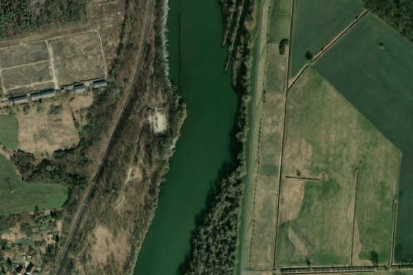 Imagen de satélite del entorno de Brieskower See