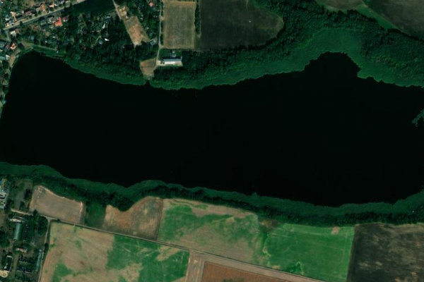 Imagen de satélite del entorno de Deetzer Teich