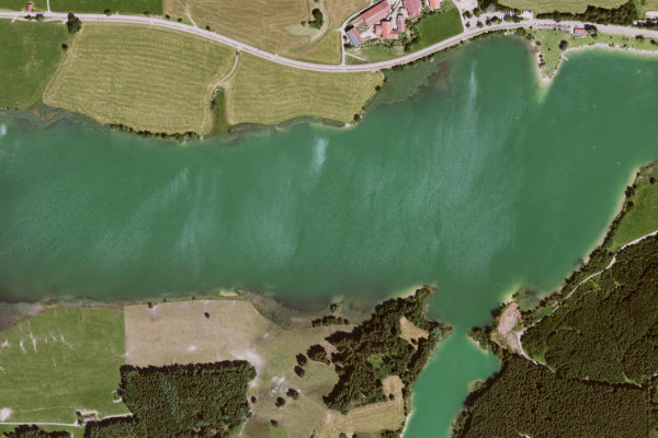 Imagen de satélite del entorno de Illasbergsee