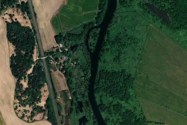 Imagen de satélite del entorno de Warnow (Benitz)