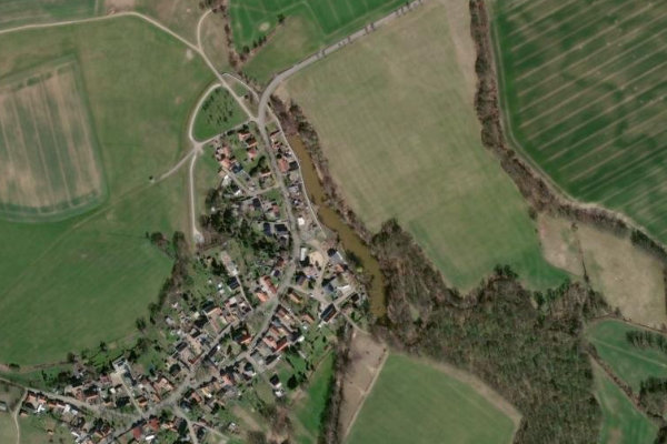 Imagen de satélite del entorno de Teich Tiefensee