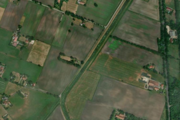Imagen de satélite del entorno de Hünenschloot