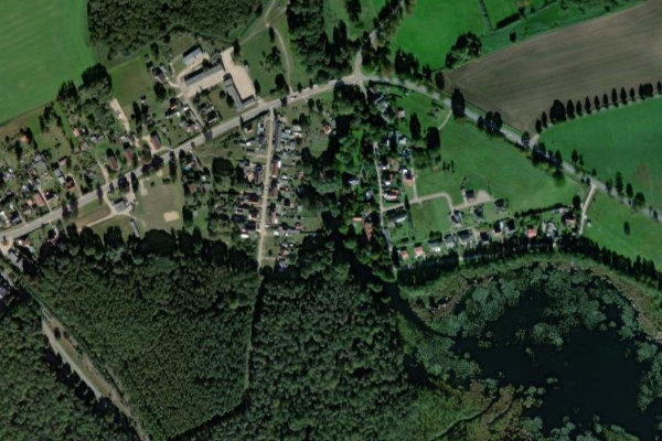 Imagen de satélite del entorno de Mildenitz (Borkow)