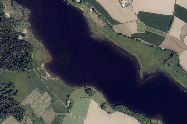 Imagen de satélite del entorno de Silbersee (Treffelstein)