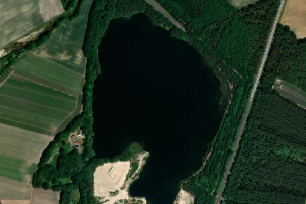 Imagen de satélite del entorno de Baggersee Lathen