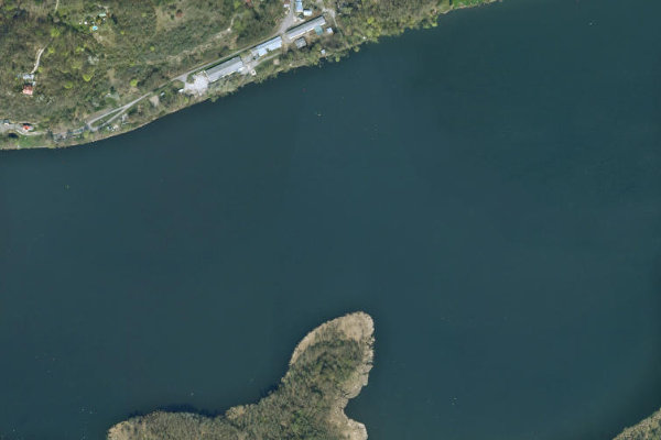Imagen de satélite del entorno de Oderberger See