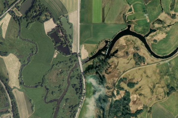 Imagen de satélite del entorno de Waldnaab (Luhe-Wildenau)