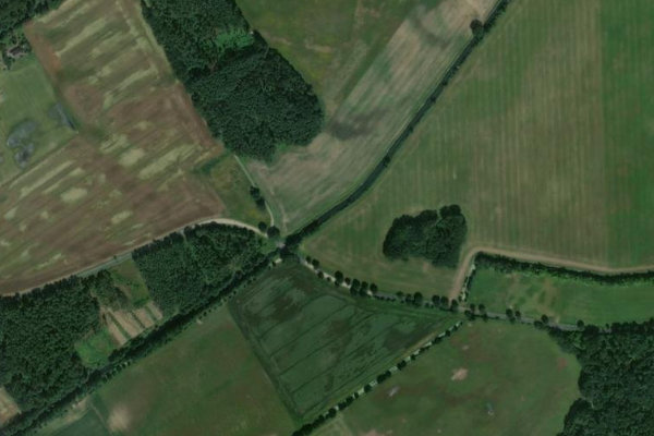Imagen de satélite del entorno de Rögnitz (Glaisin)
