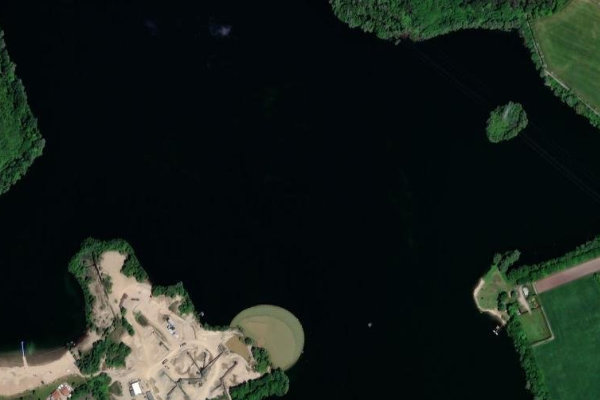 Imagen de satélite del entorno de Tenderingsee