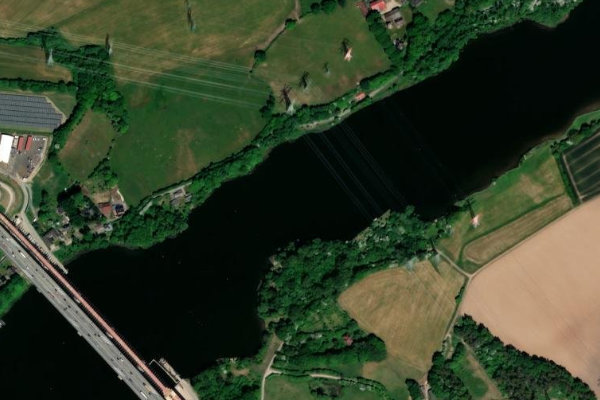 Imagen de satélite del entorno de Borgstedter Enge