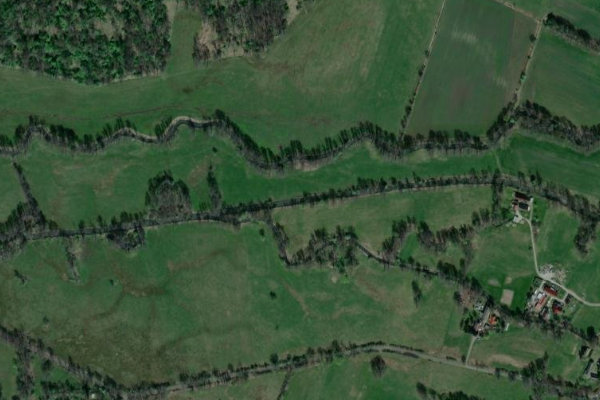 Imagen de satélite del entorno de Burg-Lübbener-Kanal (Straupitz)
