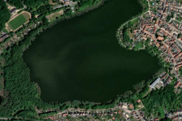 Imagen de satélite del entorno de Crivitzer See