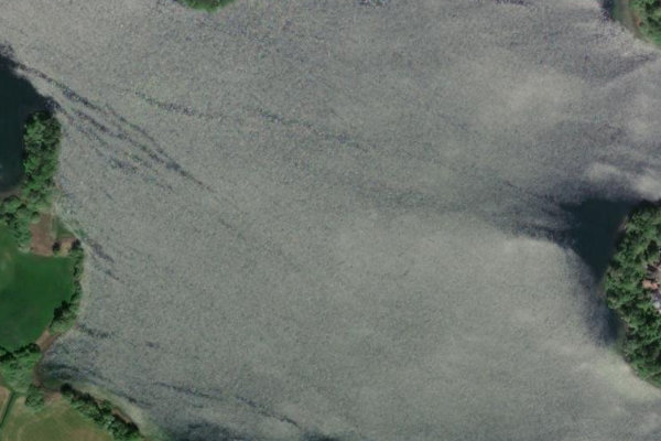 Imagen de satélite del entorno de Kleiner Plöner See