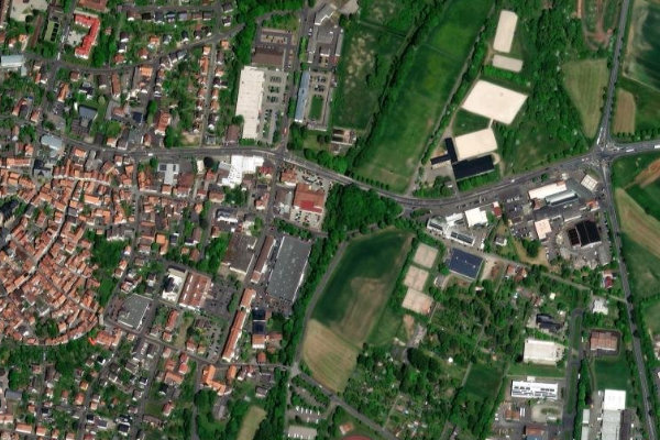 Imagen de satélite del entorno de Schwalm (Alsfeld)