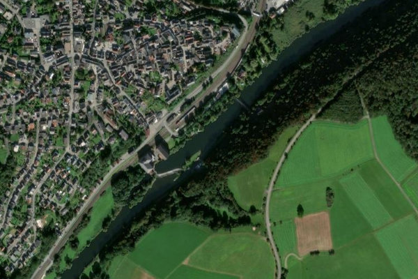 Imagen de satélite del entorno de Lahn (Löhnberg)