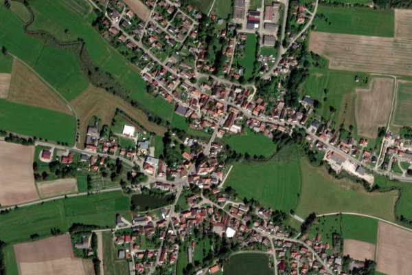 Imagen de satélite del entorno de Wieseth