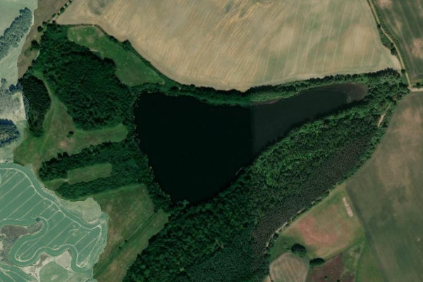 Imagen de satélite del entorno de Behrendsee