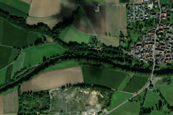 Imagen de satélite del entorno de Eder (Wabern)
