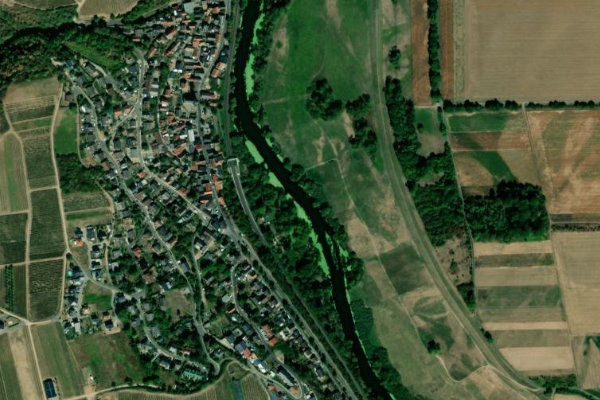 Imagen de satélite del entorno de Nahe (Laubenheim/Nahe)