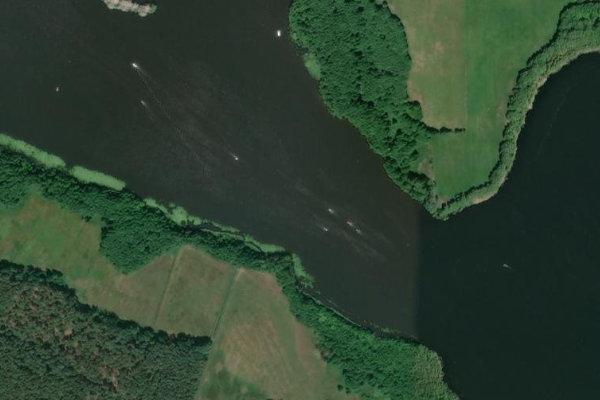 Imagen de satélite del entorno de Dolgensee (Heidesee)