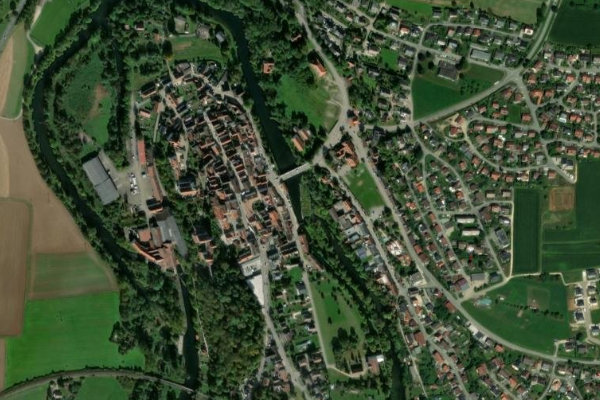 Imagen de satélite del entorno de Donau (Scheer)