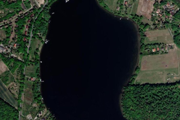 Imagen de satélite del entorno de Krampnitzsee