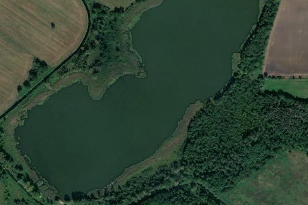 Imagen de satélite del entorno de Lübkowsee