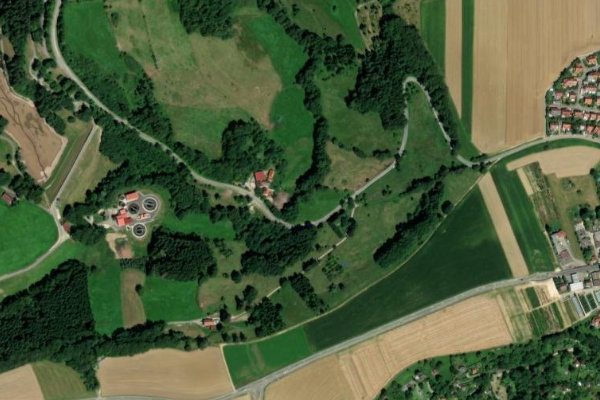Imagen de satélite del entorno de Lein (Alfdorf)