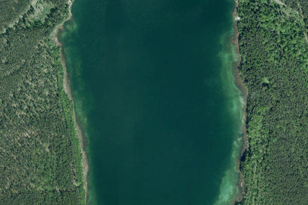 Imagen de satélite del entorno de Katjasee