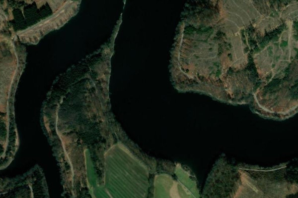 Imagen de satélite del entorno de Ennepetalsperre