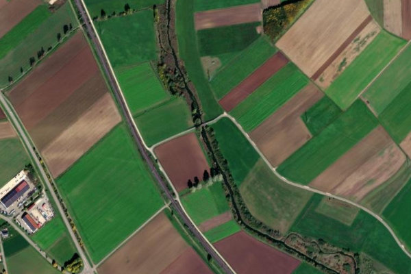 Imagen de satélite del entorno de Altmühl (Markt Berolzheim)