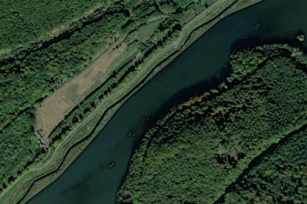 Imagen de satélite del entorno de Schiedersee