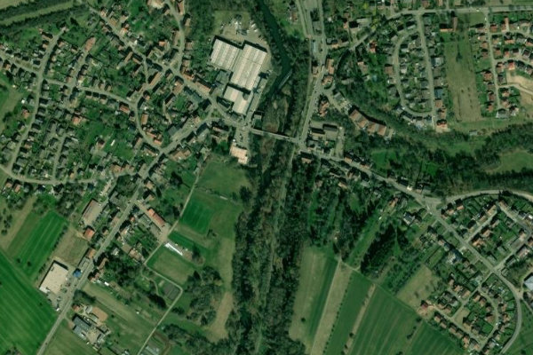 Imagen de satélite del entorno de Blies (Gersheim)