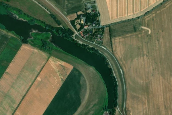 Imagen de satélite del entorno de Alte Elbe (Kathewitz)