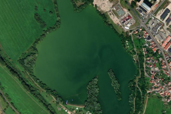 Imagen de satélite del entorno de Kiesgrube Breitungen