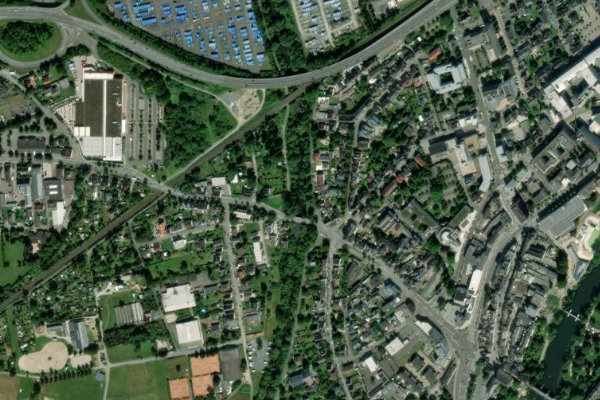Imagen de satélite del entorno de Dill (Wetzlar)