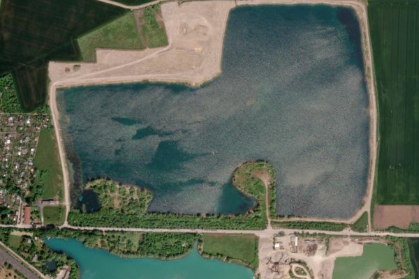 Imagen de satélite del entorno de Klingesee (Stotternheim)