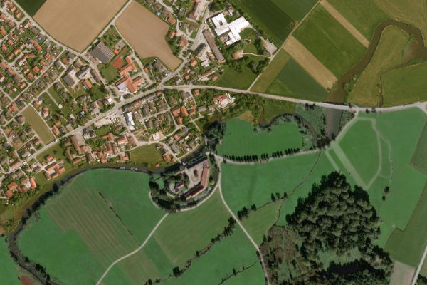 Imagen de satélite del entorno de Vils (Aham)