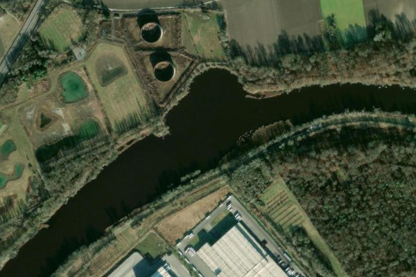 Imagen de satélite del entorno de Altwasser Wörth am Rhein