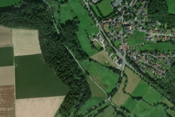 Imagen de satélite del entorno de Afte (Hegensdorf)