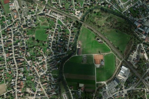 Imagen de satélite del entorno de Mindel (Offingen)