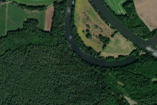 Imagen de satélite del entorno de Emsaltarm Esterfelder Forst