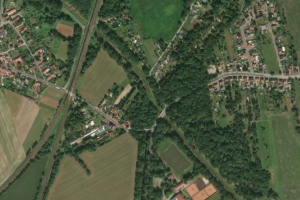Imagen de satélite del entorno de Pulsnitz (Elsterwerda)